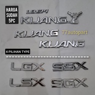 DT6 >> kijang kapsul car logo emblem set 5pc choice type lgx lsx sgx ssx