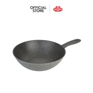 BALLARINI กระทะทรงลึกวอค Non- stick อะลูมิเนี่ยม รุ่นMurano 30 ซม. สีเทา N75002937