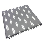 Seat Cushion With Drawstring 16x16 Inches Gray