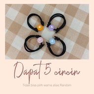 5 colorful love rings