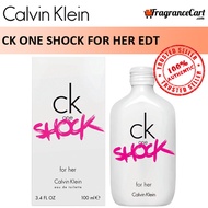 Calvin Klein cK One Shock for Her EDT for Women (100ml) Eau de Toilette 1 White [Brand New 100% Authentic Perfume/Fragrance]