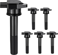 6-Pack UF481 Ignition Coils Compatible with Mitsubishi Endeavor 2004-2008, Compatible with Mitsubish