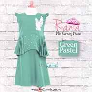 Baju kurung baby - Rania Green Pastel