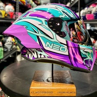 SPYDER Neo Ronin Energy Full Face Single Visor Helmet w/ FREE EXTRA VISOR