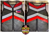 DESIGN 4 REFLECTORIZED SAFETY VEST for MOTORCYCLE RIDERS