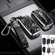 Metal Key Cover Case Remote Key Fob Cover Keychain For Volkswagen s new Magotan B8 car key set Passa