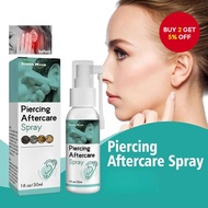 Piercing Aftercare Spray, Ear Hole Care Spray, Ear Piercing Cleaning Solution, Portable Pierced Ear 