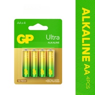 GP Ultra Alkaline Battery AA (4's)