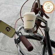 山地公路單車小布自行車水壺架咖啡杯架復古免打孔電動機車通用