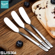 Adsh/304 Thickened Stainless Steel Butter Knife Butter Knife Jam Knife Butter Spatula Spatula Butter