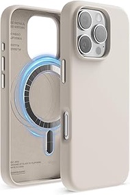 elago Magnetic Silicone Case Compatible with iPhone 16 Pro Case 6.3 Inch Compatible with All MagSafe