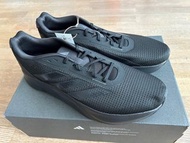 Adidas running shoes (large size US14, all black, LIGHTMOTION cushioning)