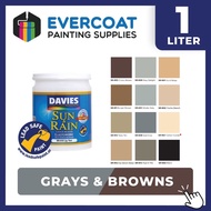 ♞Davies Paints Sun & Rain 1-Liter (Grays & Browns)
