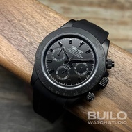 Seiko mod 精工改裝錶 啞黑陶瓷圈三針計時款 地通拿 daytona