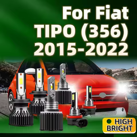 2/4/6Pcs LED Car Headlight 150W H7 H15 6000K H11 Fog Light For Fiat TIPO (356) 2015 2016 2017 2018 2