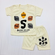 Boys' clothing set aged 0-12 months with 5 Islamic pillars