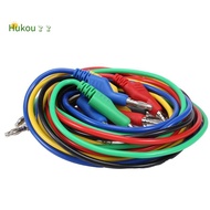 5PCS Stackable Banana to Banana Plug Test Leads Soft Electrical Test Cable Wire 3.3Ft/1M for Multime