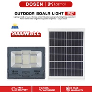 DOSEN solar light outdoor lighting 1000W Solar Spotlight lampu solar IP67 kalis air solar led Street