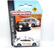 Majorette 13 Cabs Australia Toyota Corolla Altis, White - 1:61 Scale