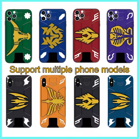 Kamen Rider Dragon Rider Phone Case 2026 New Hot Ryuki Ryuga Silicone Micro Frosted Black Border Pho