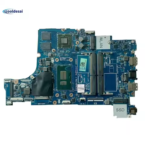 For DELL Latitude 3490 3590 Laptop Motherboard CAL50 DAL10 LA-F115P Mainboard With I3 I5 I7 6th 7th 