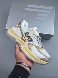 🎀順豐包郵 全新Adidas EA7 運動跑鞋 波鞋 網布合成革｜Color 白金色｜Size 36-45