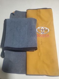 【豐田原廠精品】TOYOTA 高級加厚微纖維洗車吸水抹布 (一組兩條) 車主必備