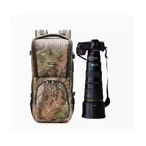 NEW WATERPROOF PROFESSIONAL CAMERA BAG LENS BAG FOR NIKON Z6 Z7 Z8 Z9 WITH 18 -600MM LENS Z600 F6.3 
