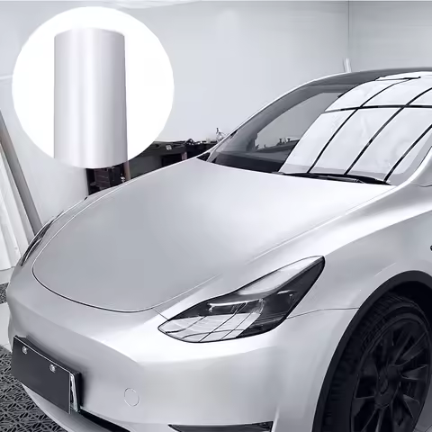 Metallic Matte Satin Ice Film Silver Color Change Vinyl Film Car Wrapping Film Bubble Free Sticker W