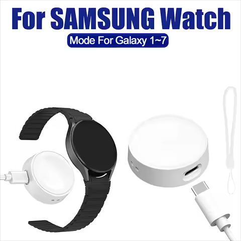 For Samsung Watch 7 Wireless Magnetic Charger Type C Port Dock Charging for Galaxy Watch 7 6 5 4 3 U