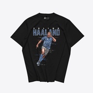 Fansbolastore - Erling Haaland Scribble Art T-Shirt - Unisex 24s Combed Football T-Shirt