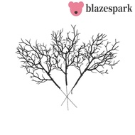 BLAZESPARK 5pcs Artificial Plastic Tree Branch, Non-Fading Black Halloween Artificial Dead Branch, E