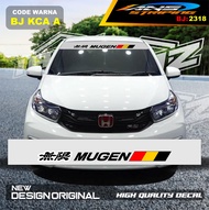 DECAL STICKER KACA DEPAN MOBIL XENIA AVANZA JAZZ AGYA AYLA INNOVA DLL / STIKER KACA DEPAN TERMURAH
