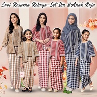 Sari Kesuma baju kurung sedondon ibu dan anak Sari Kesuma Kebaya kurung BAJU KURUNG Moden SULAM Set 