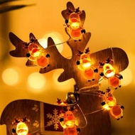 A1 - [聖誕節 聖誕鹿款式 2米 20燈] LED裝飾燈帶 (燈飾/聖誕樹/燈串/電池/LED)