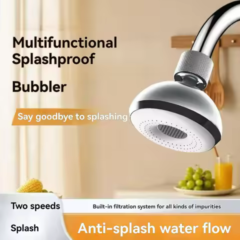 Anti-Splash Faucet Aerator Splash Filter Faucet Attachment Extention Rotatable Spout With Anti-Spray