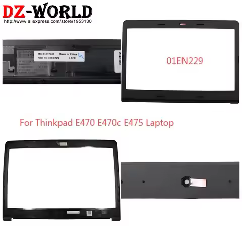 LCD Bezel Cover Screen Front Frame Shell Case For Lenovo ThinkPad E470 E470c E475 Laptop 01EN229 AP1