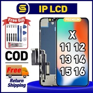 LCD IP X/ XR/ XS/ XS MAX/ 11 12 13 14 15 16 PRO MAX 12 13 MINI Compatible For Glass Touch Screen Dig