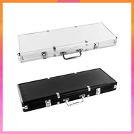 [Kloware2] Chip Case Carrying Box High Capacity Portable with Handle Suitcase Solid Organizer Holder
