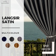 NOAH Langsir rumah semi blackout Curtain Readystock SiapJahit warna cantik kain sejuk tebal