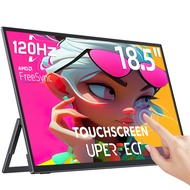 UPERFECT USteam E6 Pro【Local delivery】-Touch Portable Monitor,  - 1920x1080 Monitor 18.5Inch 120Hz Gaming Touchscreen  Ultra-slim display Wide and Fine work from home