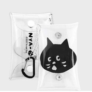 日本NYA透明小物件收納包驚訝貓