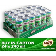 24x【Nestle Milo Chocolate Malt Can Drink 240ml】