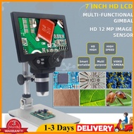 Digital Microscope G1200 1200X Magnification - 7Inch LCD Screen Portable USB Microscope for Kids Lab
