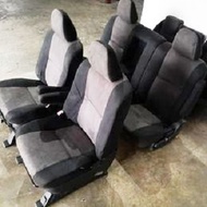 Car Seat / Kusyen Kereta Toyota Estima Previa ACR50 Car Seat / Kusyen Kereta / 8 Seater Ori Japan ( Black &amp; Grey )