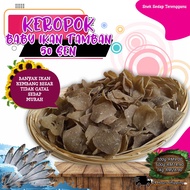 😋KEROPOK KEPING BABY IKAN TAMBAN 50 SEN🔥NIPIS BANYAK IKAN