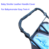 Baby Leather Armrest Covers For Babymonster Easy Twin 4 Handle Bumper Sleeve Case Bar Protective Cover Stroller Pram Accessories