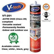 V-TECH VT-201 All Purpose Silicone Sealant 280ML