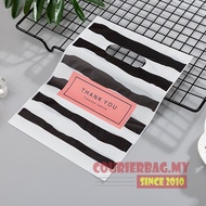 G0 15cm×20cm 100pcs Cute Pattern Printed Door Handle Carrier Plastic Bag Goodies Bag Golden Crown Gi