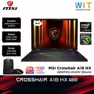 MSI Crosshair A18 HX A8WFKG-014 (AMD Ryzen 9-8940HX/16GB-32GB RAM/1TB SSD/18.0" QHD+ 240Hz/RTX5060 8